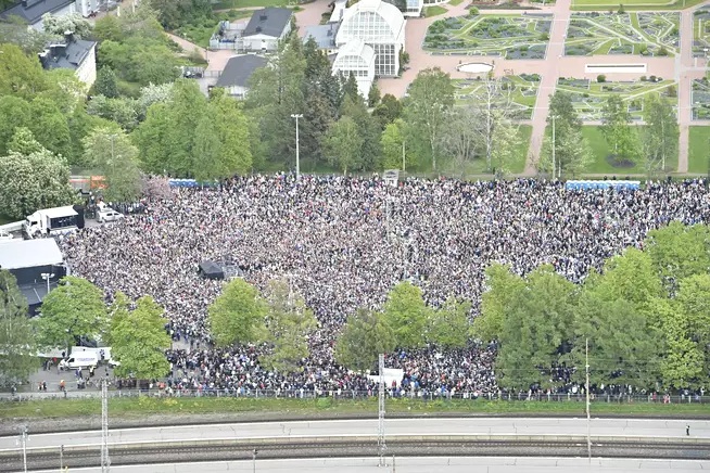 50 тысяч человек посетили чемпионский парад сборной Финляндии