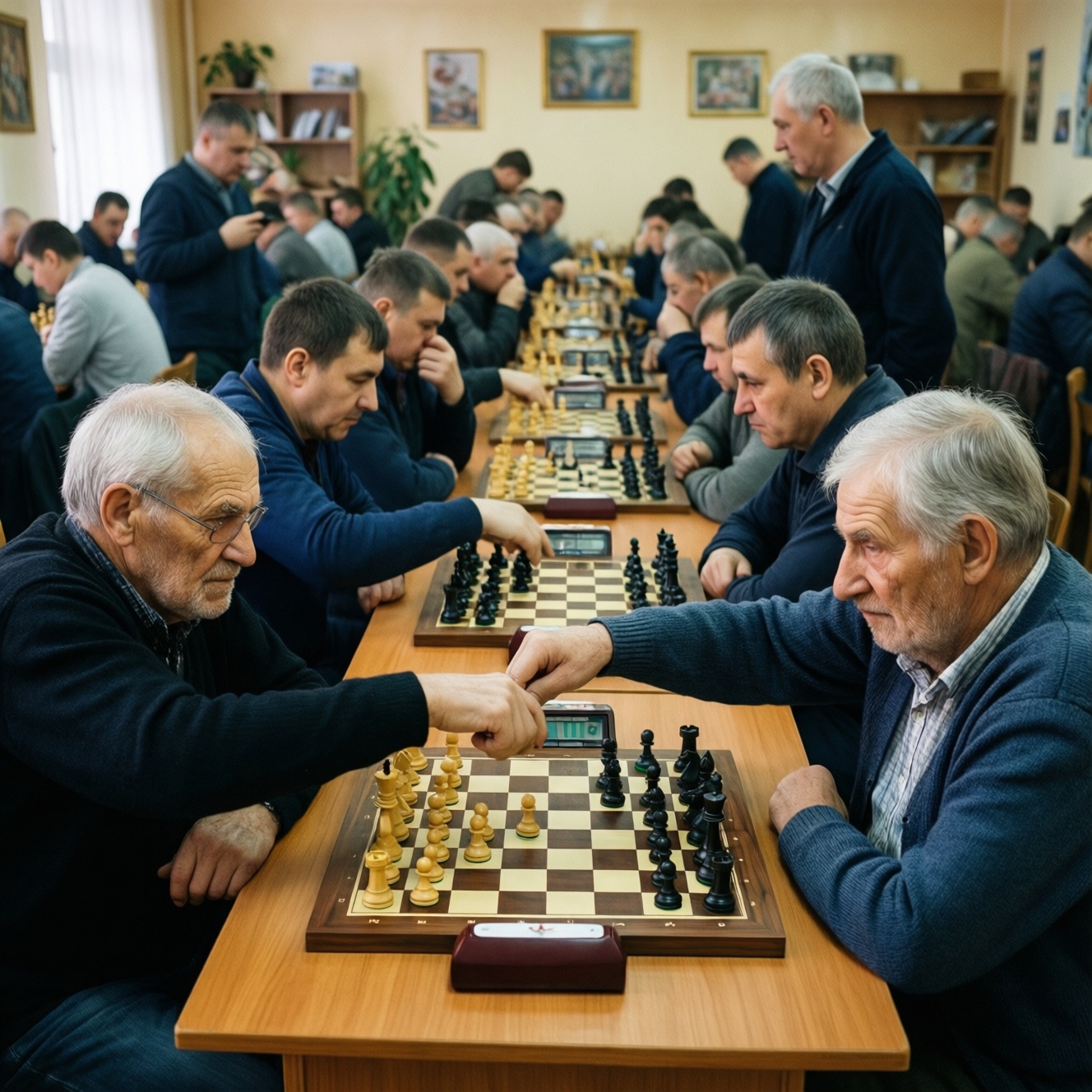Шахматному клубу Долгопрудного исполнилось 50 лет: юбилей отметили турниром